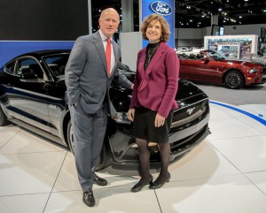 William Collins, Ford Communications, Eastern U.S. and Barbara Pomerance, president & CEO, Pomerance & Associates.