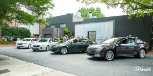 Select 2015 Buick models on display at One Midtown Kitchen.