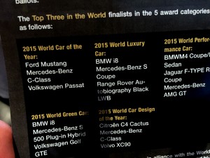Congratulations Mercedes-Benz for winning 2015 World Car of the Year!