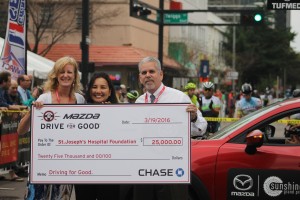 Harvey Shapiro of CHASE (Vice President / District Sales Manager), Jenifer Marzec of CHASE (Assistant Vice President / Dealer Relationship Manager) & Kimberly Guy (President of St. Joseph’s Women’s Hospital and St. Joseph’s Children’s Hospital